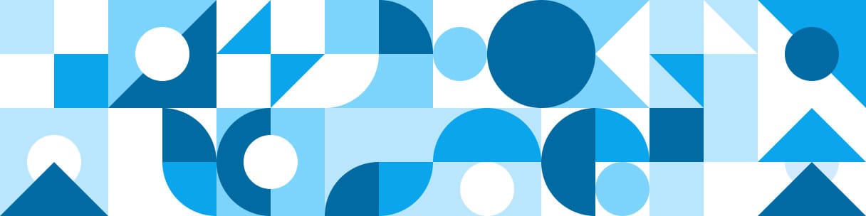 Geometric Blue Shapes – Rectangle